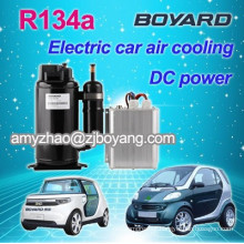 rotary r134a mini DC compressor for portable car air conditioner 12v